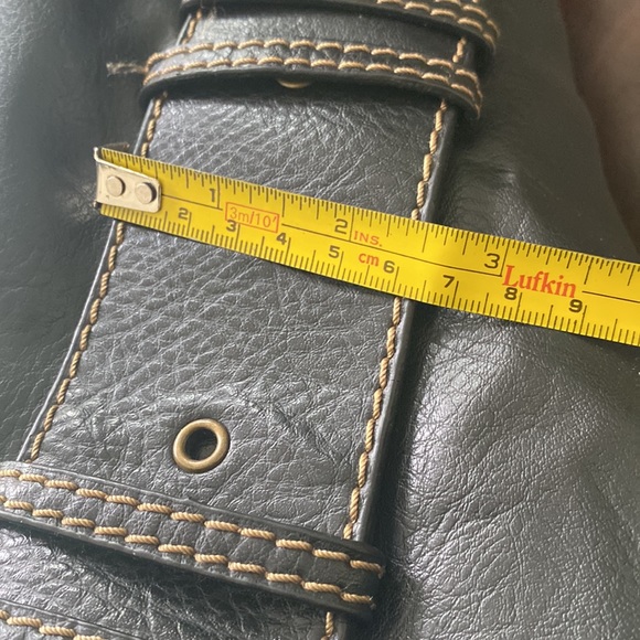 Aldo woman Black Weekend Tote Leather Bucket Style Shoulder Bag - Picture 10 of 10